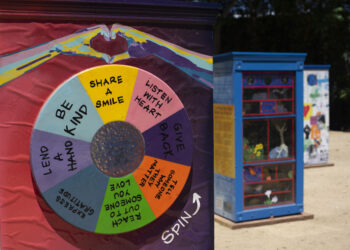 Spin Joy Into the World: Inspiring Positivity Through Public Art